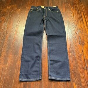 NWT Levis 514 Jeans Mens 30x30 Blue Dark Wash Straight Leg Stretch Denim Pants
